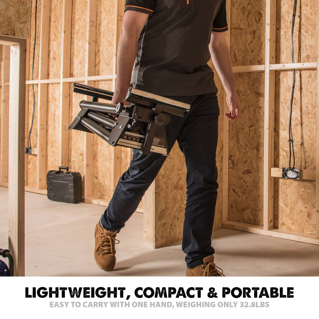 Compact Folding Miter Saw Stand with Quick Release L129949