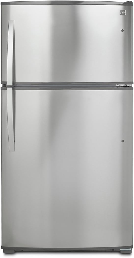 Black Top-Freezer Refrigerator with Ice Maker, 21 Cubic Ft. Q9944
