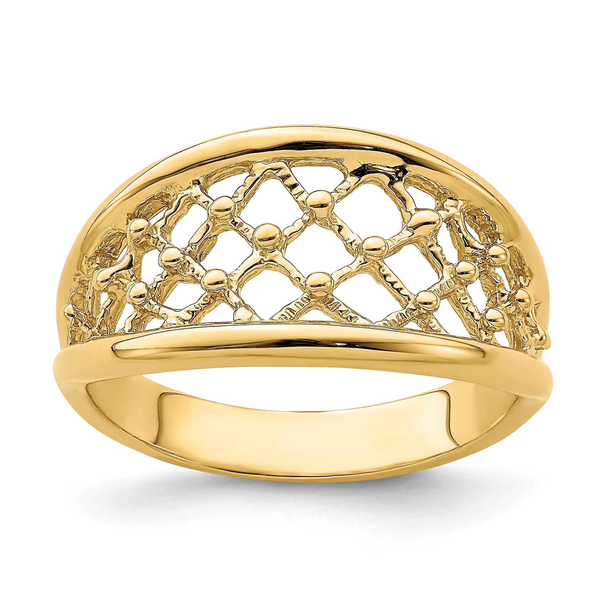 Tapered Mesh Band Ring G51578