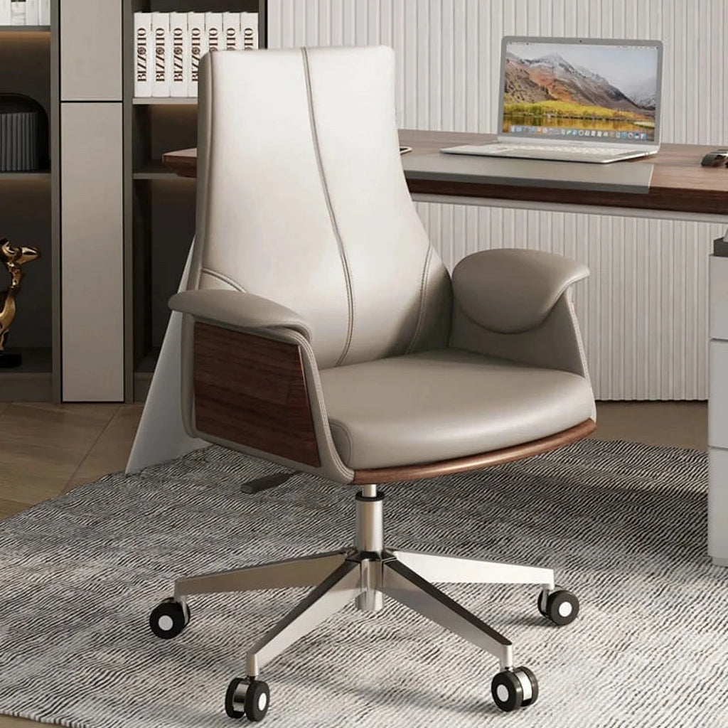 Leather Office Chair Ergonomic Arm Chair G557465