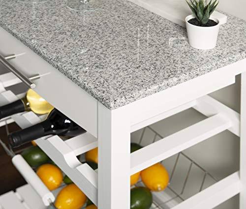 White Kitchen Island R2845
