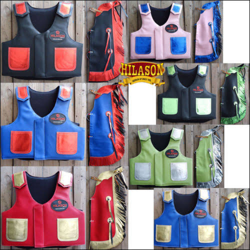 Leather Protective Vest Chaps I8604