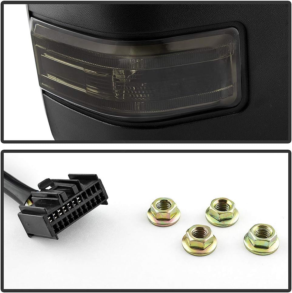 Telescoping Power Heat Signal Towing Mirrors for Ford F250 F350 F450 V5696