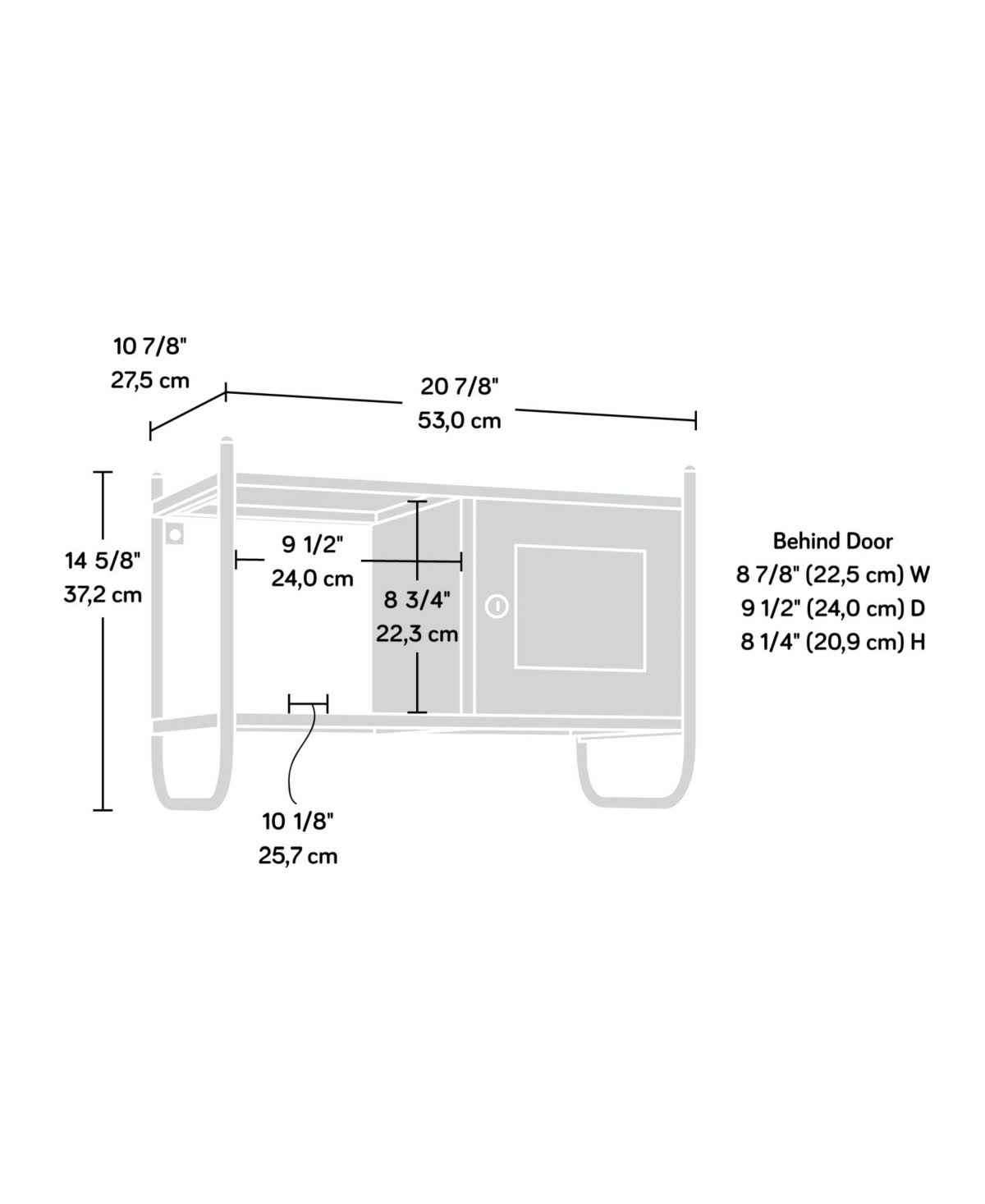 Black Wall Cabinet G359