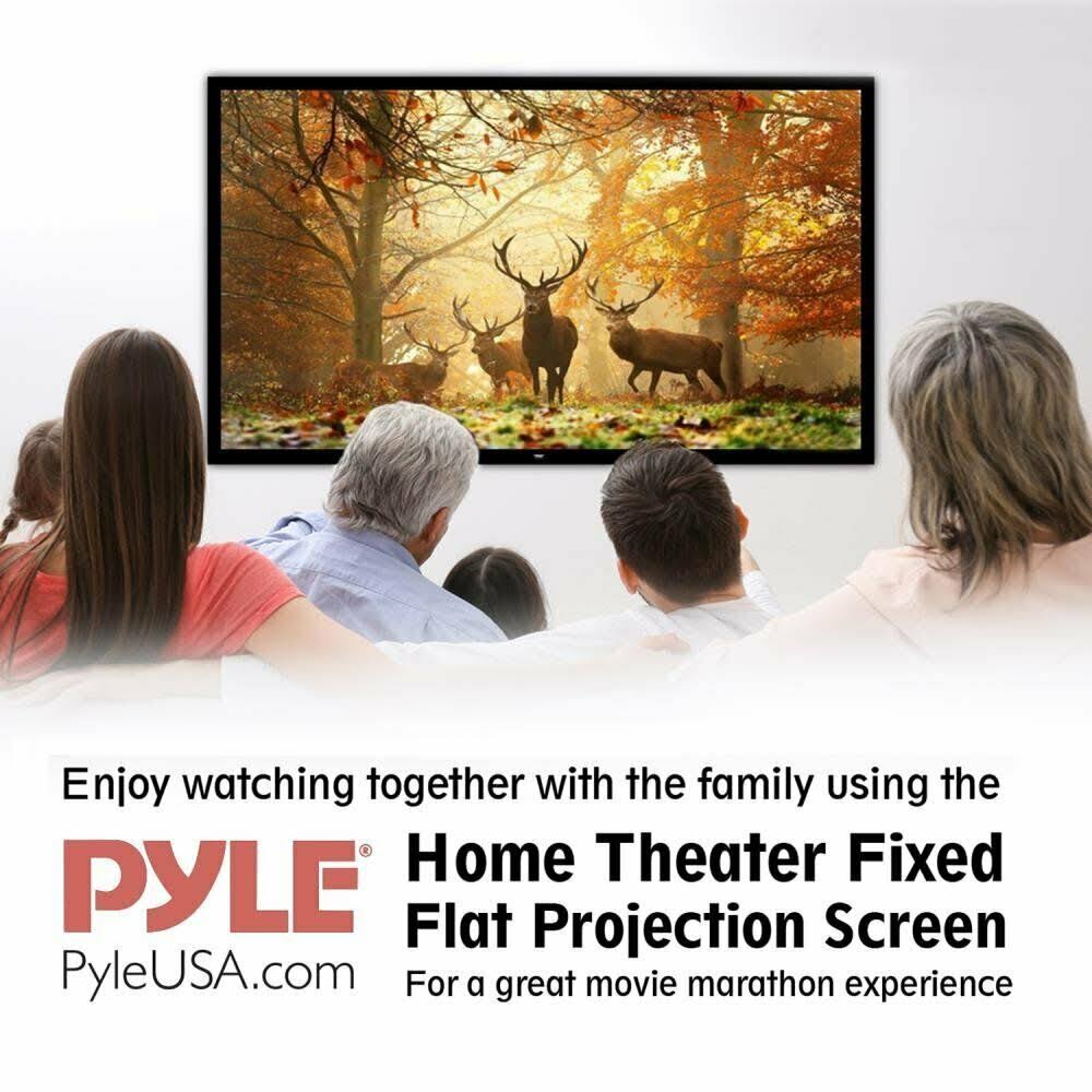 110x22 Fixed Wall-Mount Projector Screen M457787