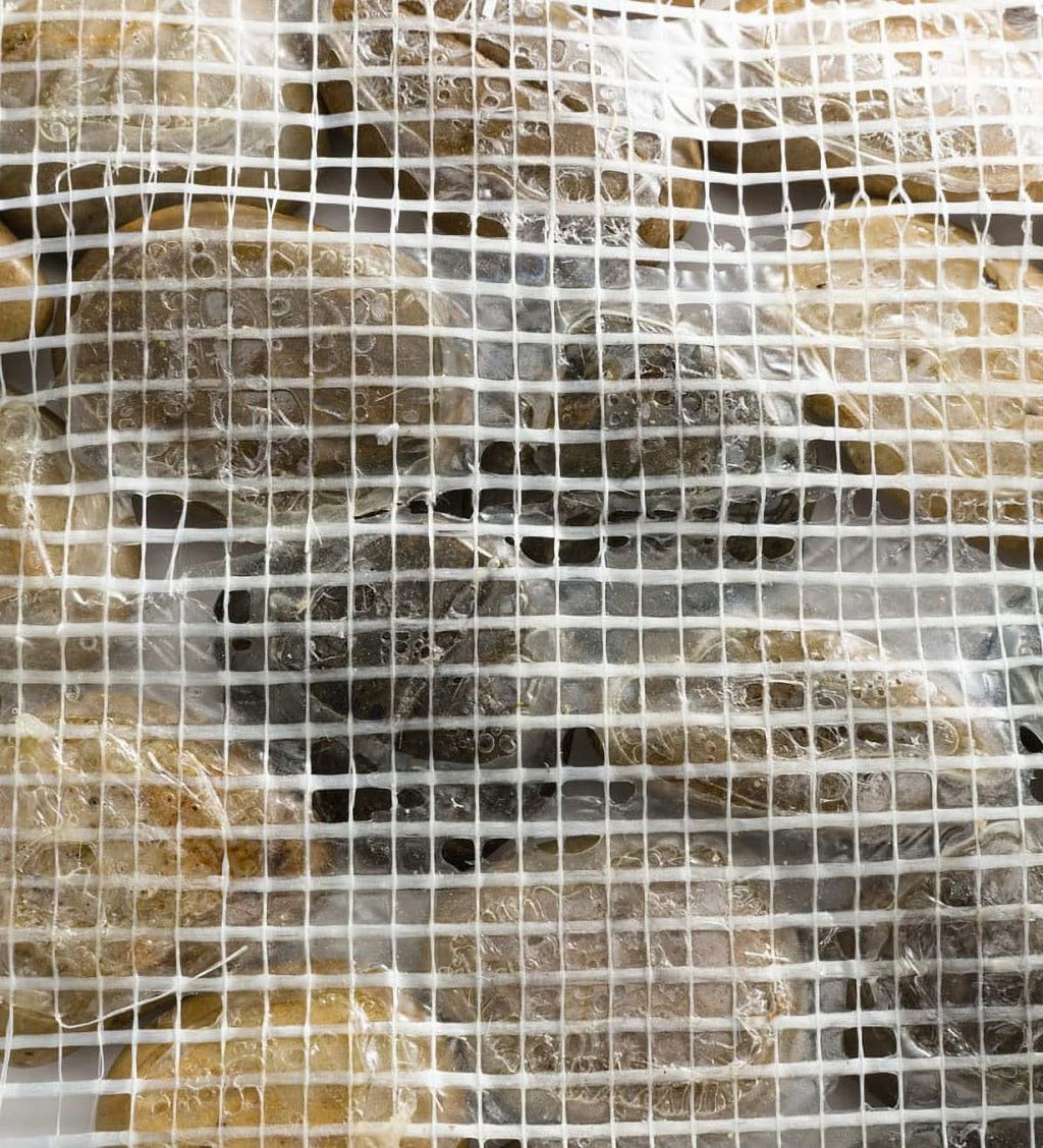 Set of 3 Natural River Rock Stepping Stones O69611