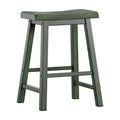 Antique Sage Wood Counter Stools, Set of 2 F738