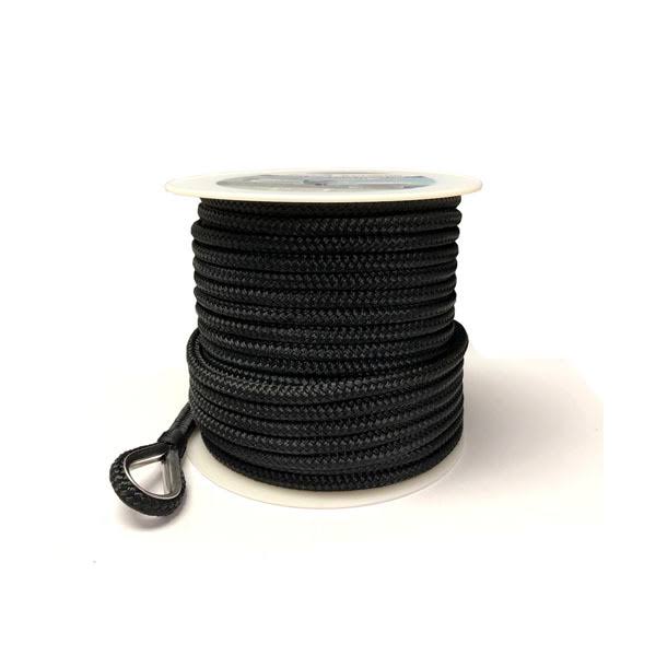 Black 3/8x22 Nylon Anchor Line I61250