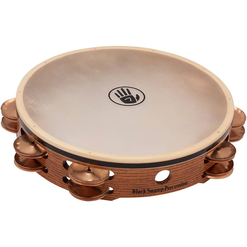 Phosphor Bronze Double Row Tambourine with Calf Head Y82003
