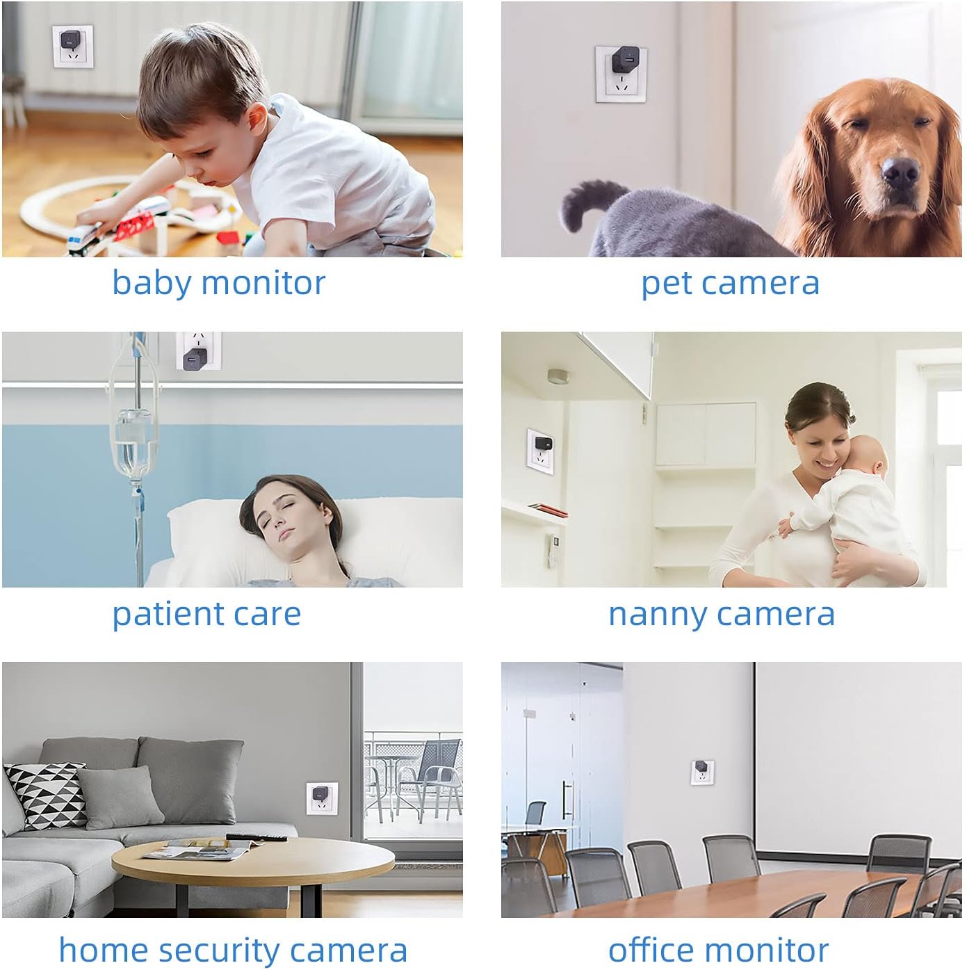 Wireless WiFi Security Camera with Motion Detection B7953