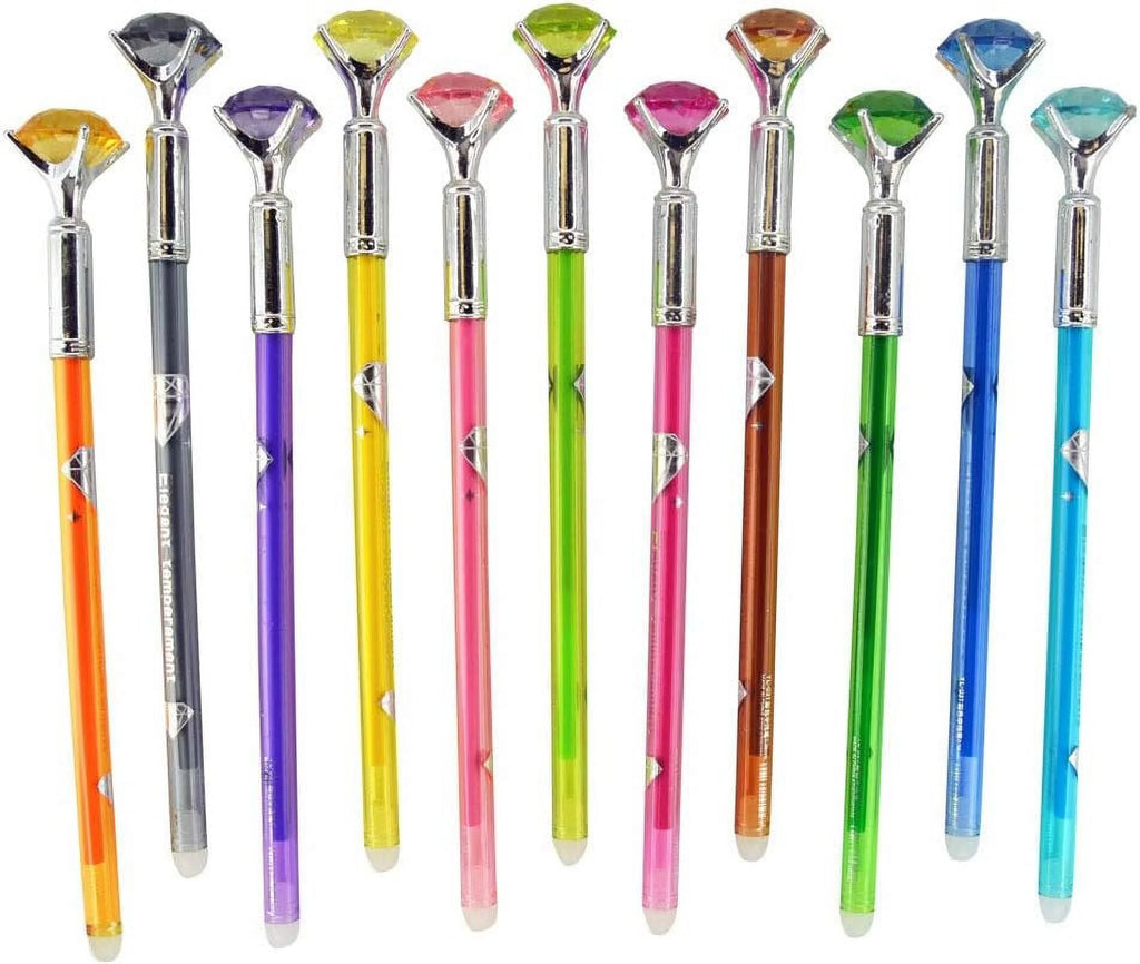 24 Pc Gel Pens with Rhinestone Topper G196613