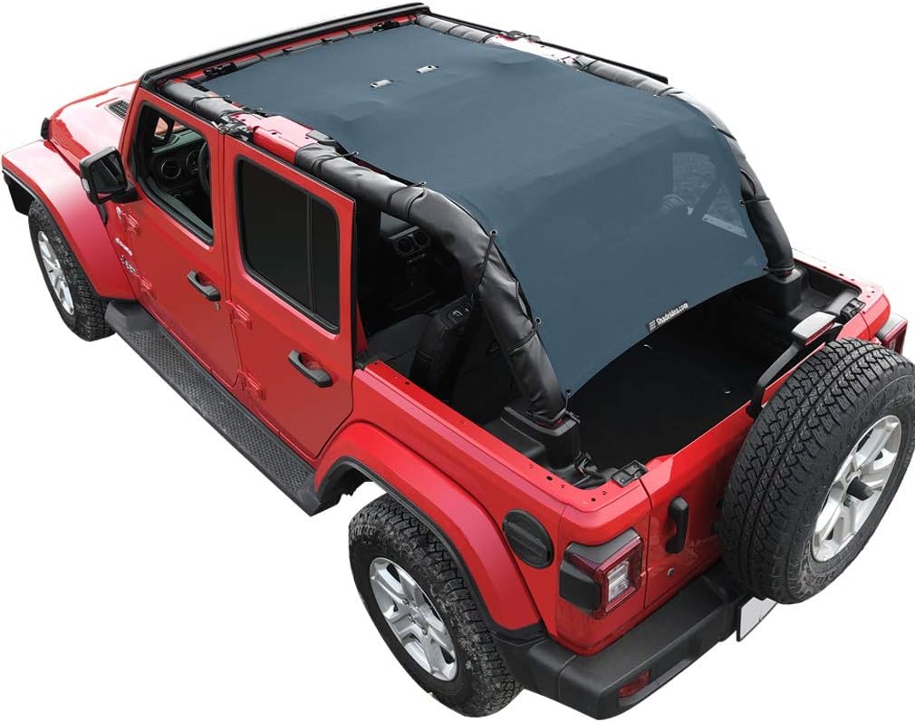 Black Mesh Front & Rear Sun Shade Cover E129
