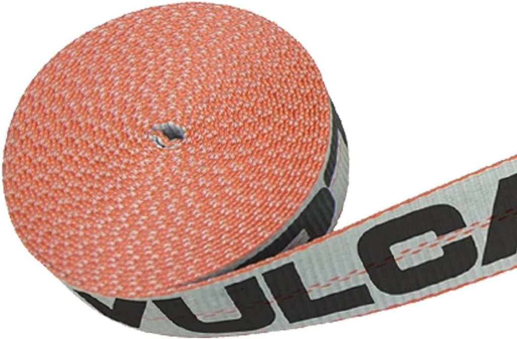 2 Inch x 27 Foot Winch Strap with Flat Hook, 4 Pack C437