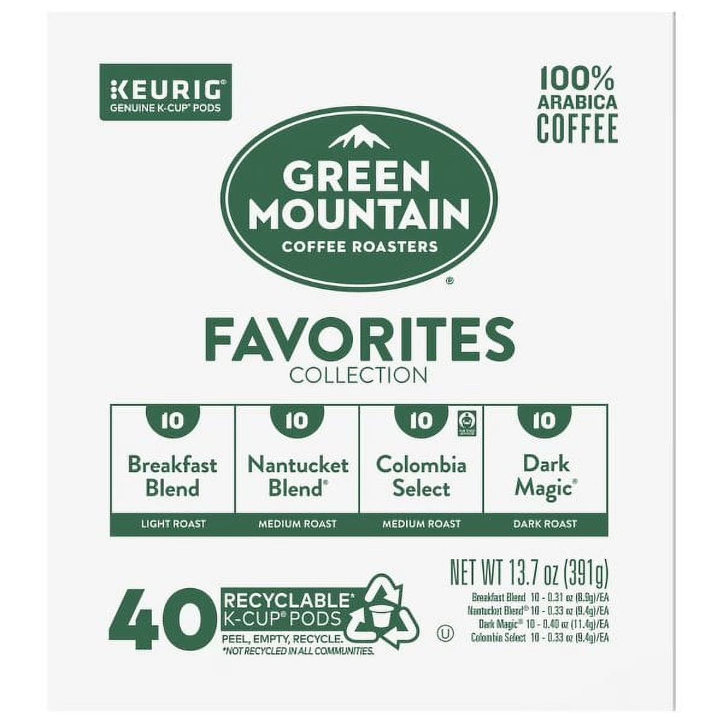 40 Count Single-Serve Coffee K-Cup Pods Sampler J98659