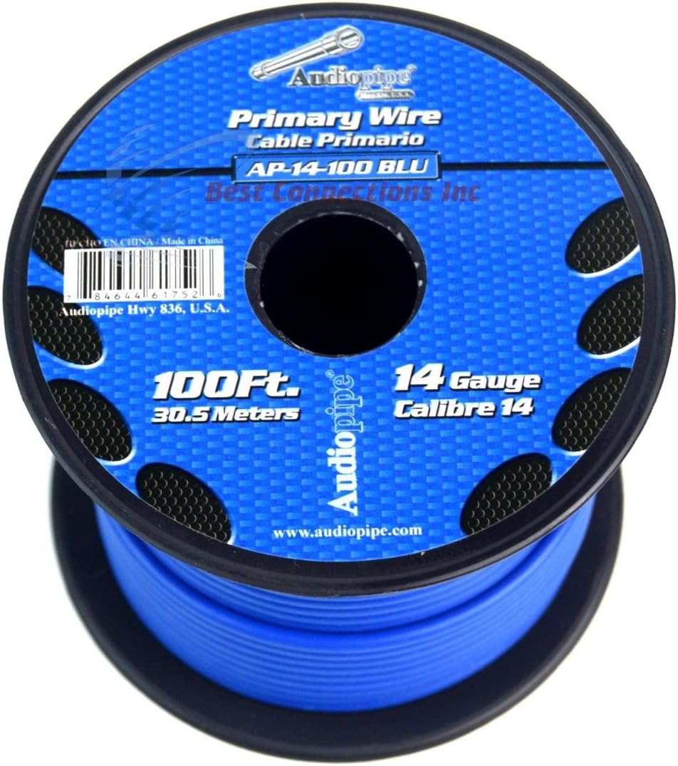 14 Gauge 11 Rolls 100 Feet Primary Power Ground Wire Remote Cable M35012
