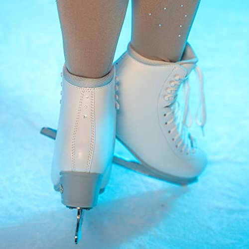 Crystal Adult Ice Skates with Stainless Steel Blade P906