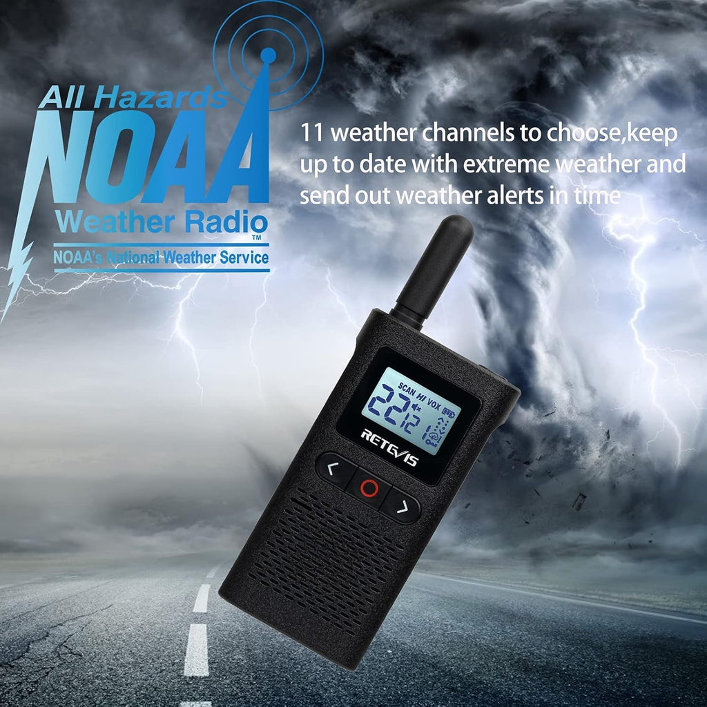 4 Pack Rechargeable Two Way Radio with Screen E32024