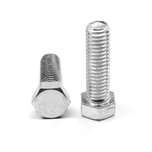 0.38in. -16 x 2.75 in. Coarse Threaded Grade 5 Hex Tap Bolt Medium Carbon Steel Zinc Plated G706