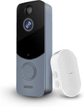 Wireless Video Doorbell Camera with Wireless Chime, Night Vision, Pack of 2 N606
