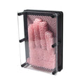 Small Size Pink 3-Dimensional Pin Art Board Toy J7706