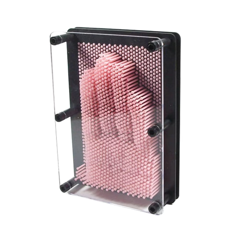 Small Size Pink 3-Dimensional Pin Art Board Toy J7706