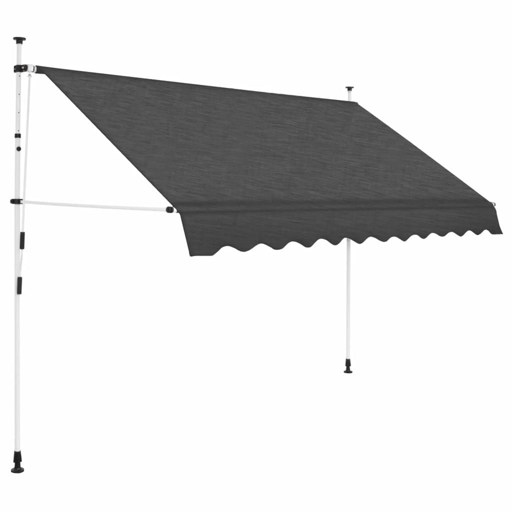118.1" Anthracite Retractable Awning P315505
