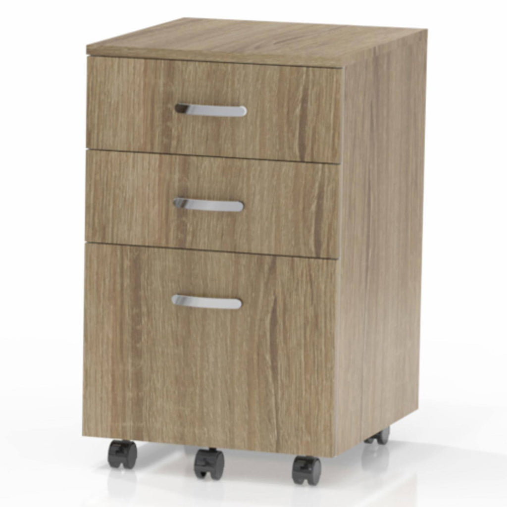 Natural Mobile Filing Cabinet U51975