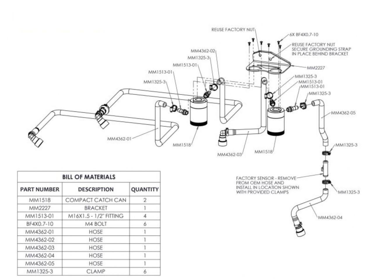 2.7L Oil Catch Can C471137