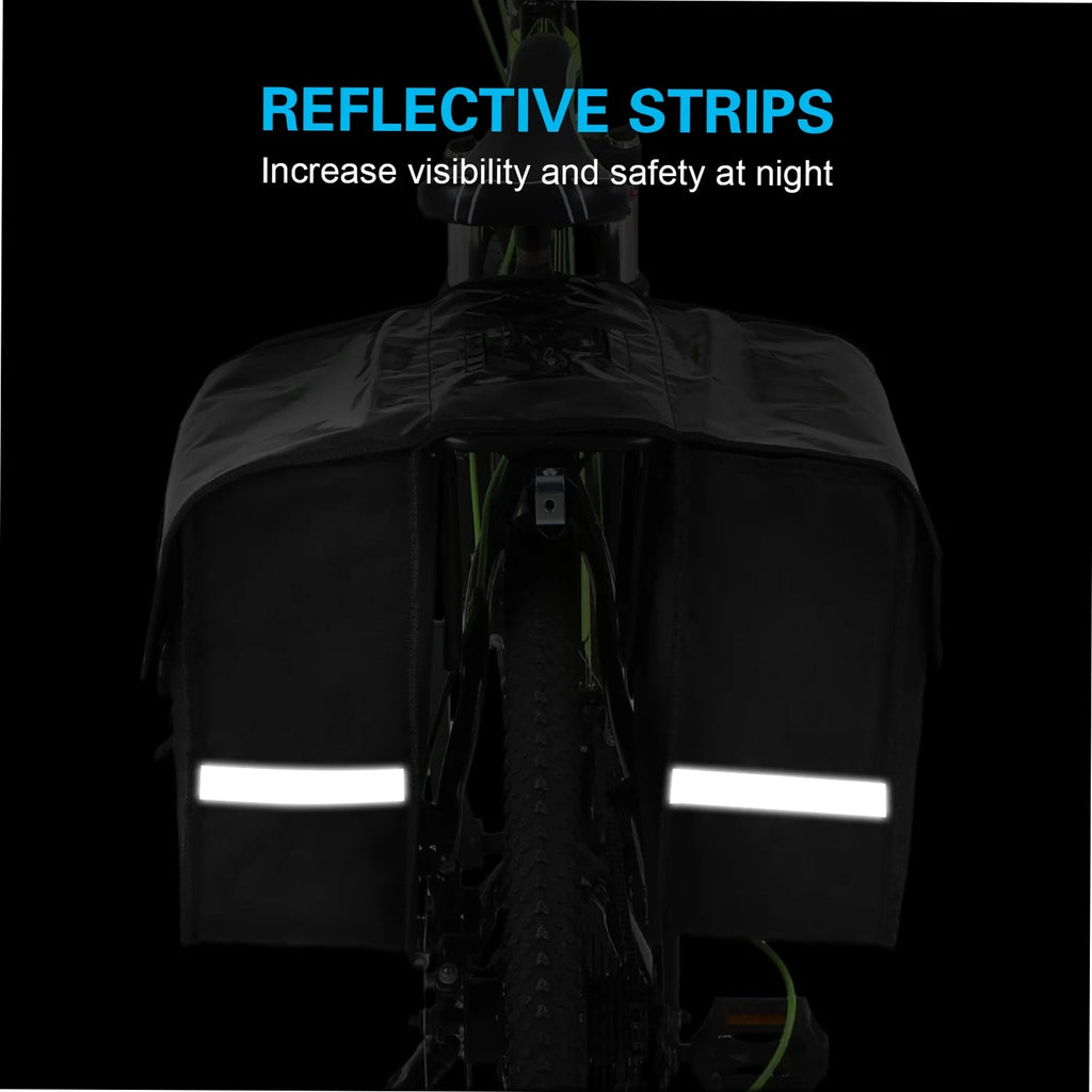 28L Water Resistant Rear Seat Carrier Bike Bag Pannier M29289