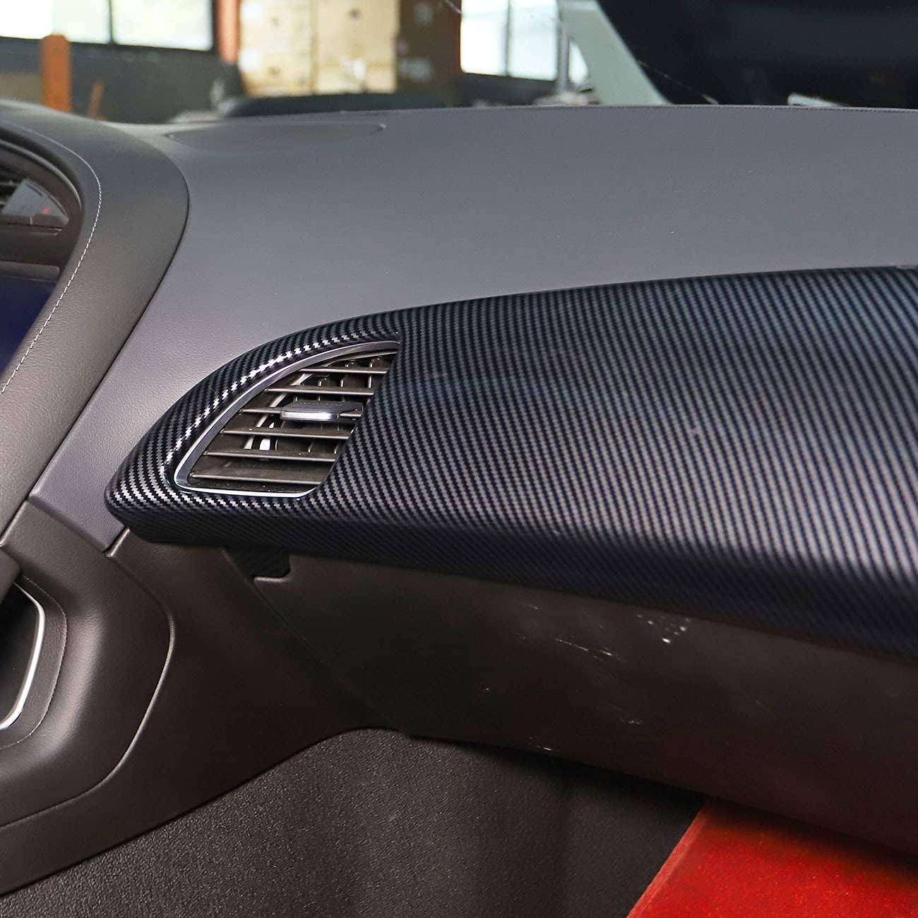 Carbon Fiber Dashboard Panel Decor Cover for Chevrolet Corvette C7 Q519185
