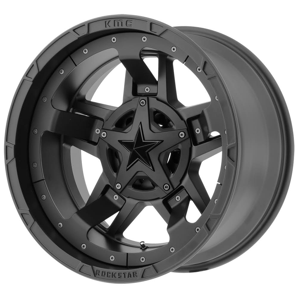 Matte Black 17x8 6x4.5 20mm Wheel F864