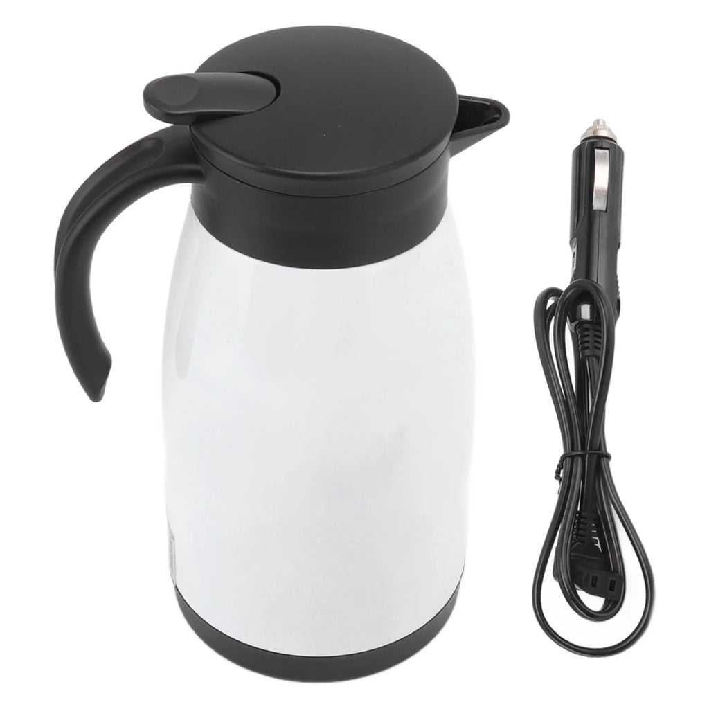 Travel Kettle 680ml Double 304 Stainless Steel 12V 24V Dual Voltage Water Boiler K8227