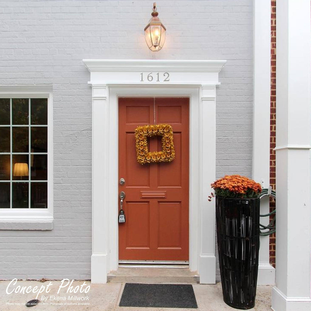 Raised Panel PVC Pilaster with Capital and Base (Pair) Y2312