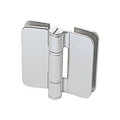 Brushed Stainless Glass-to-Glass Inline Outswing Hinge E993