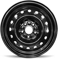 16 inch 5 Lug Black Steel Wheel K2540