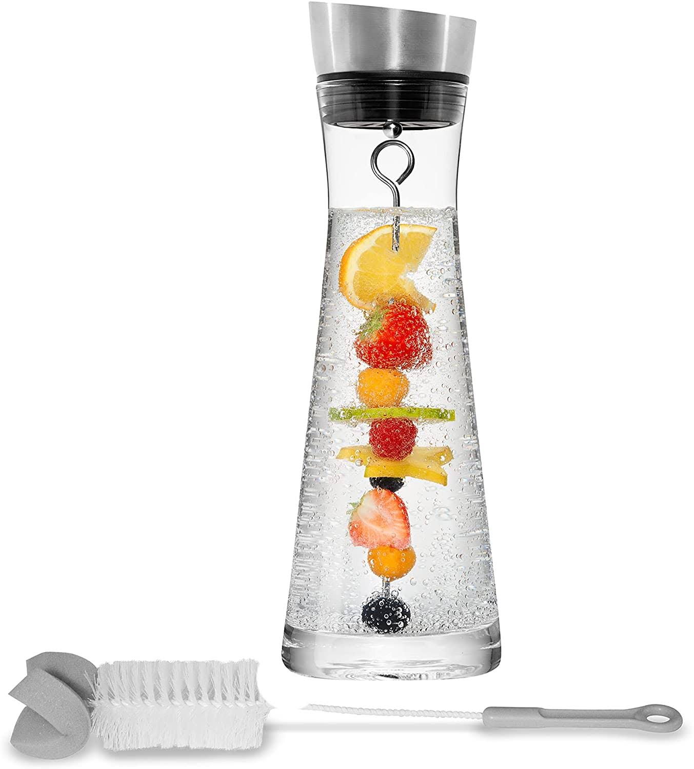 Transparent Glass Carafe Set K1635