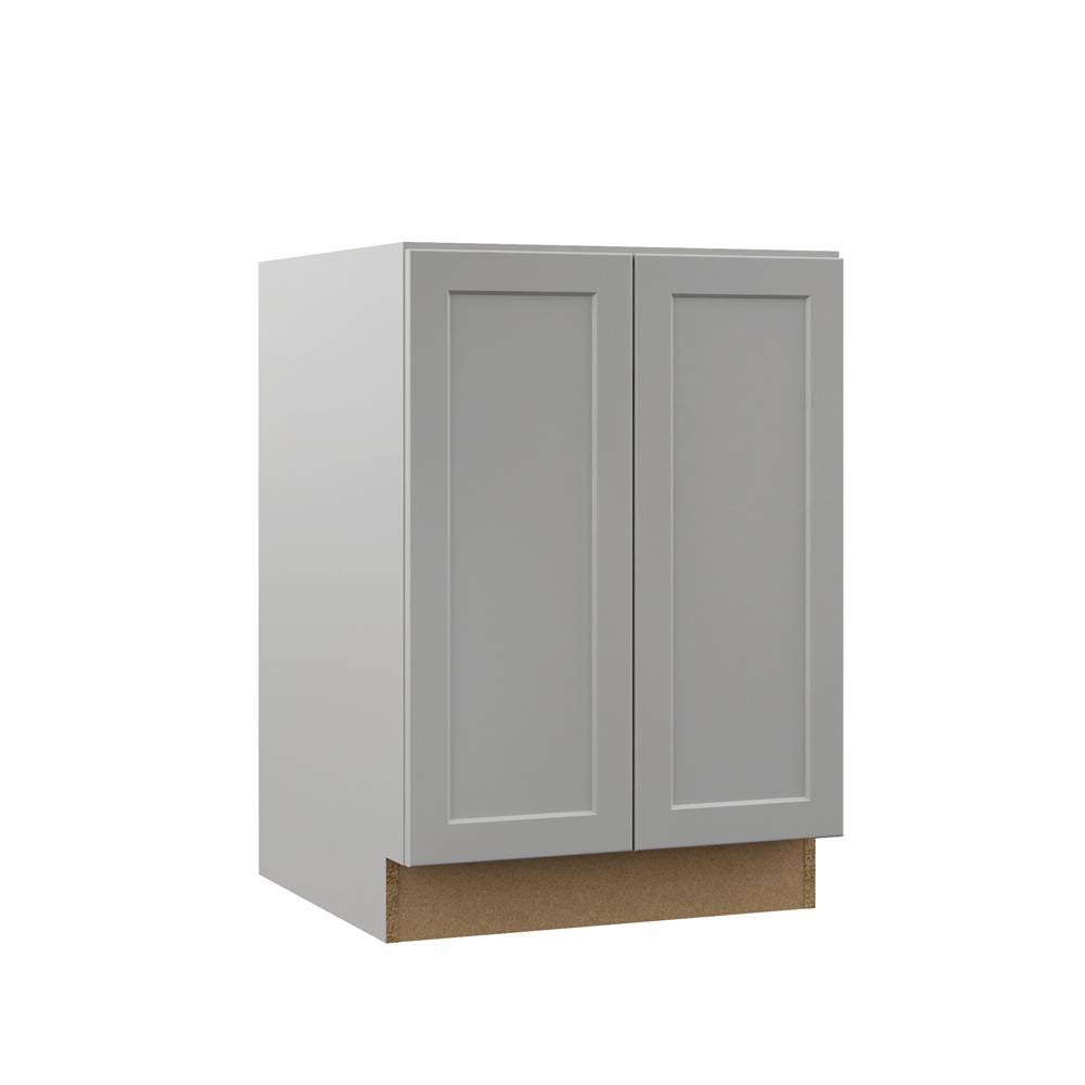 Full Door Height Bathroom Vanity Base Cabinet in Heron Gray L91243