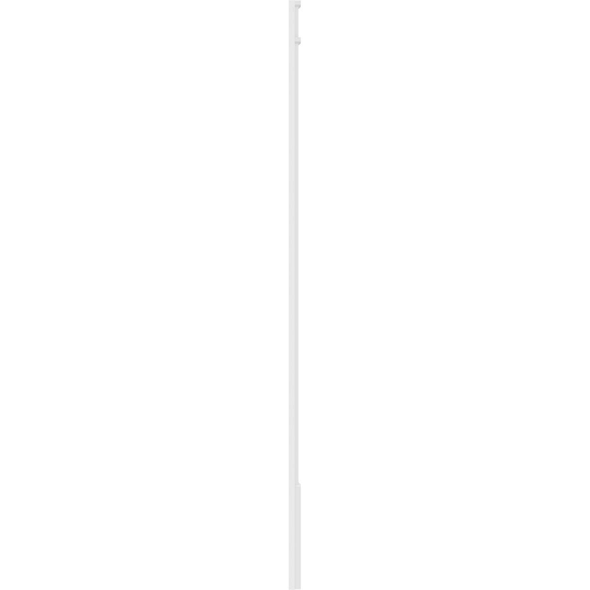 Raised Panel PVC Pilaster with Capital and Base (Pair) Y2312