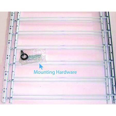 White 6 Bar Window Guards, Case of 2 Q9156