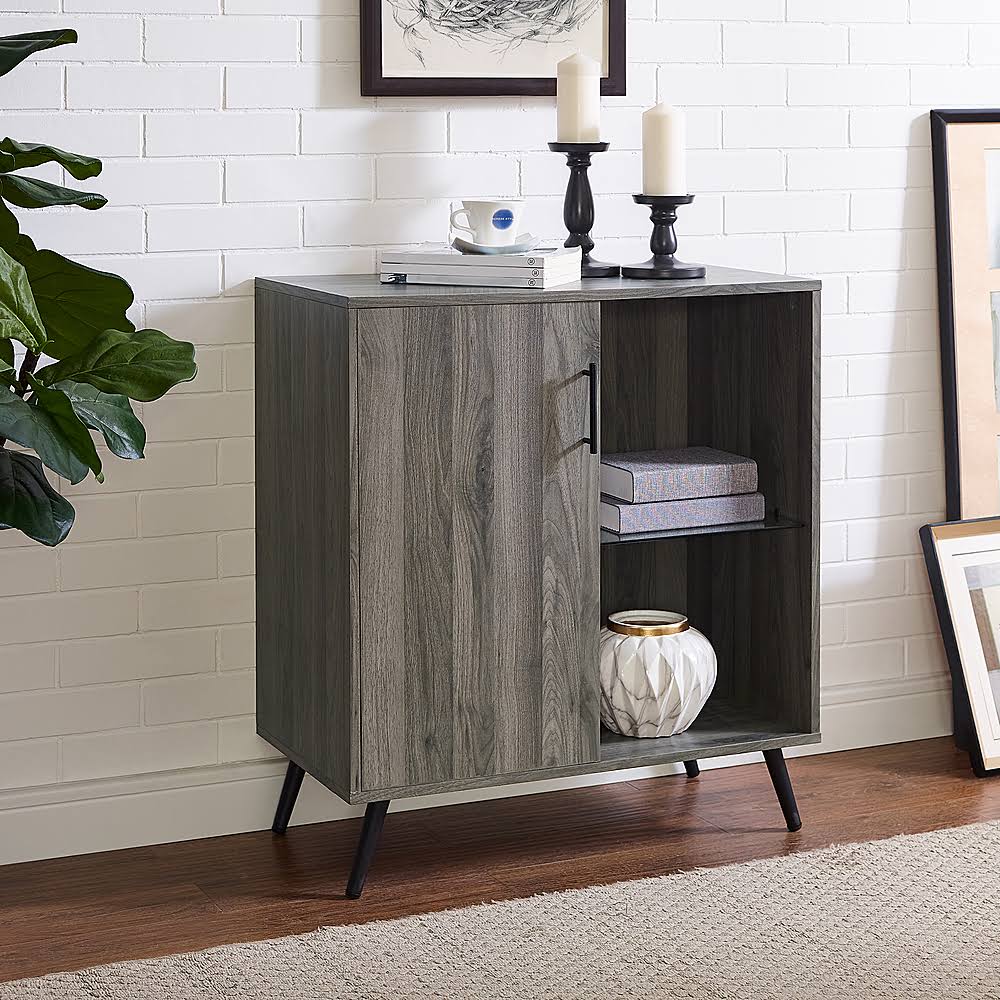 Slate Gray 1-Door Accent Cabinet R237070