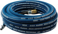 3/8” x 50ft 4000 PSI High Pressure Washer Hose Blue Steel Braid Quick Couplers Pack of 2 A592087