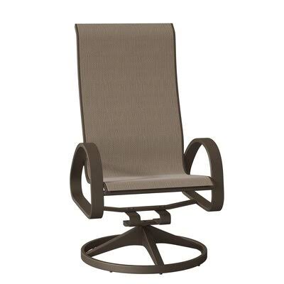 Textured Graphite Swivel Patio Dining Armchair Z402038