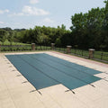 Green 18-Year Mesh Safety Cover for 12-ft x 24-ft Rect Pool D365839