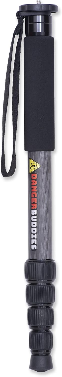 Heavy Duty Carbon Fiber 5-Section Telescoping Monopod with 1/4-20 and 3/8 Mounts G5051