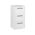 Alaska White Wood Grain 3-Drawer Lateral File L659