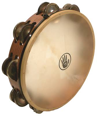 Phosphor Bronze Double Row Tambourine with Calf Head Y82003