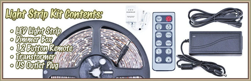 32.8 ft Warm White LED Strip Lighting Kit X33507