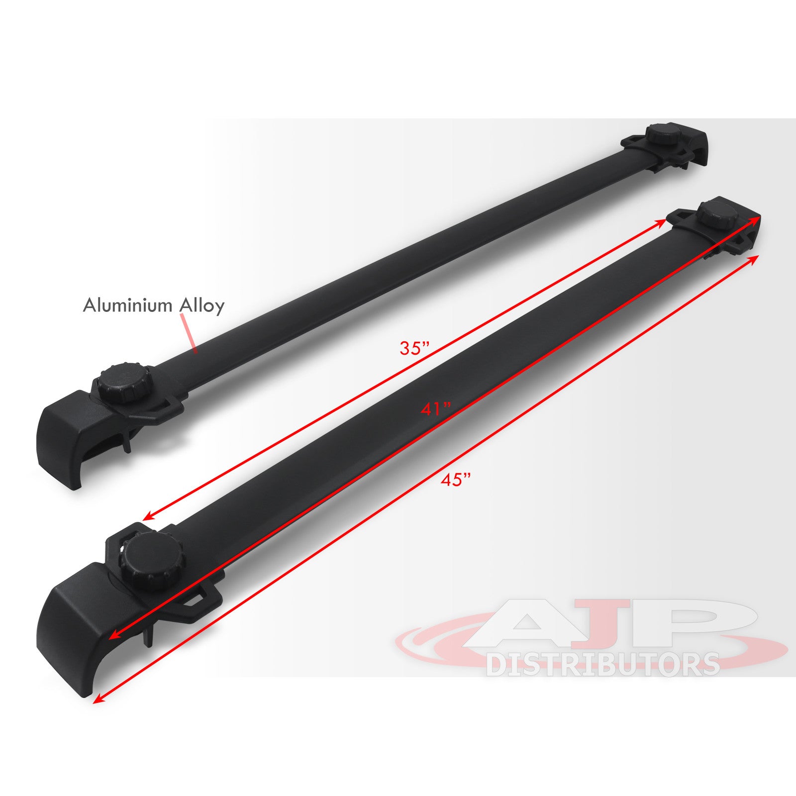 2-Piece Aluminum Roof Rack Cross Bars with Hardware X119348