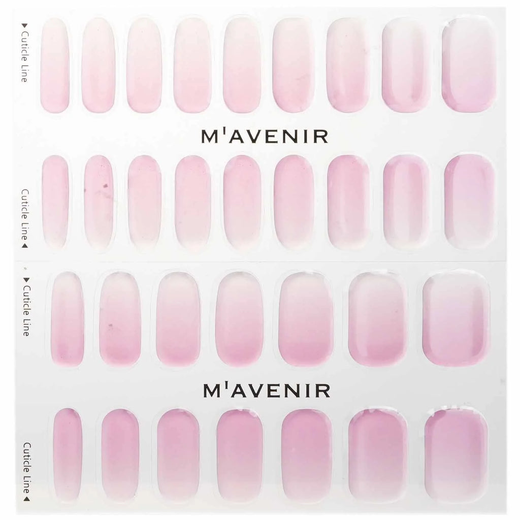 Pink Glass Nail Sticker 32pcs S530
