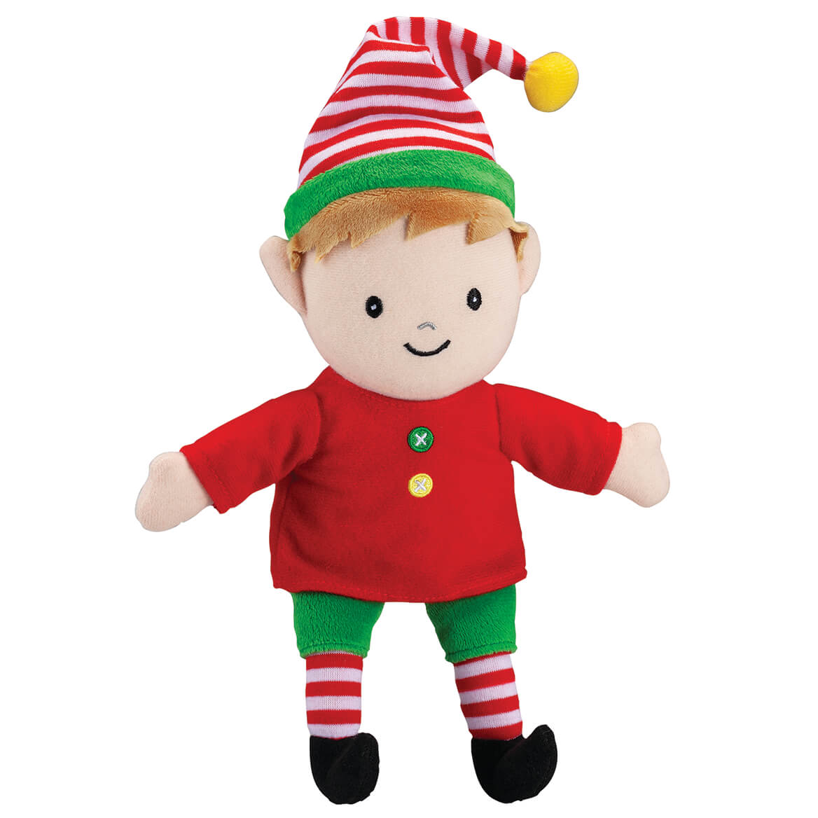 4" x 2" x 8" Brushed Tricot Elf Doll T728